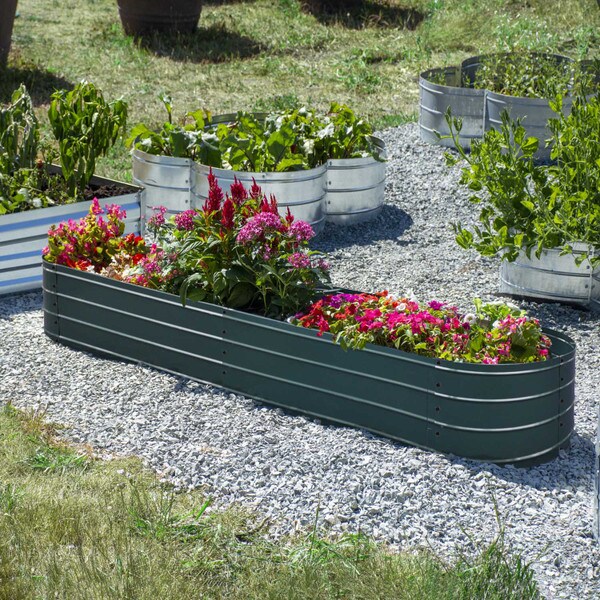 Galvanized Steel Raised Planter